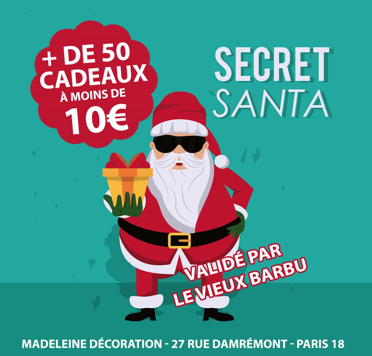 Sélection Secret Santa Madeleine Décoration : + de 50 cadeaux à moins de 10€