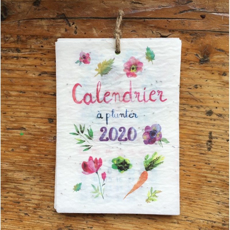 Calendrier à planter - Les Cartes de Lulu - Madeleine Décoration