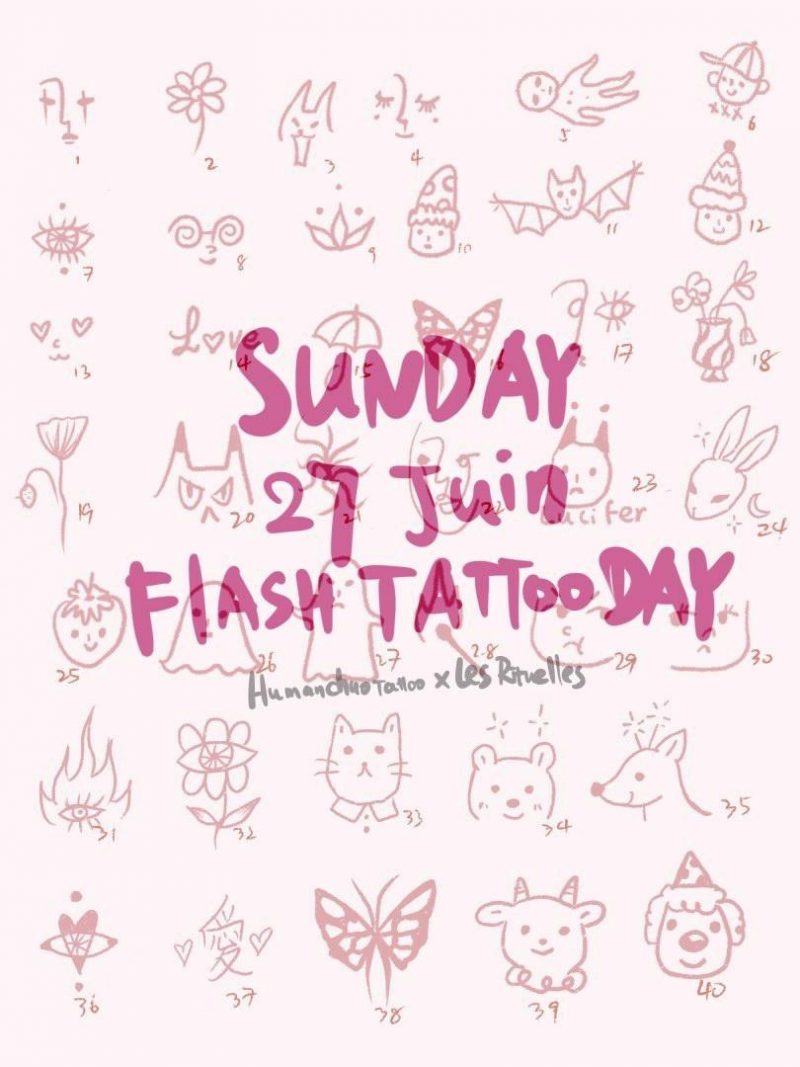 Flash Tatto Day Les Rituelles Human Chuo 27 Juin 2021