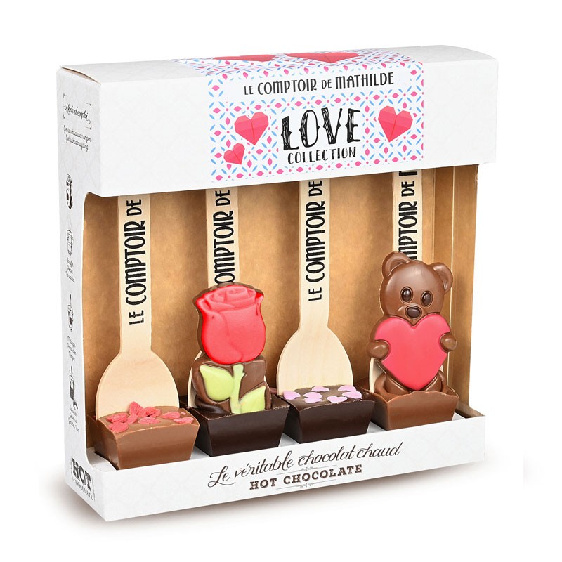 Coffret chocolats chauds