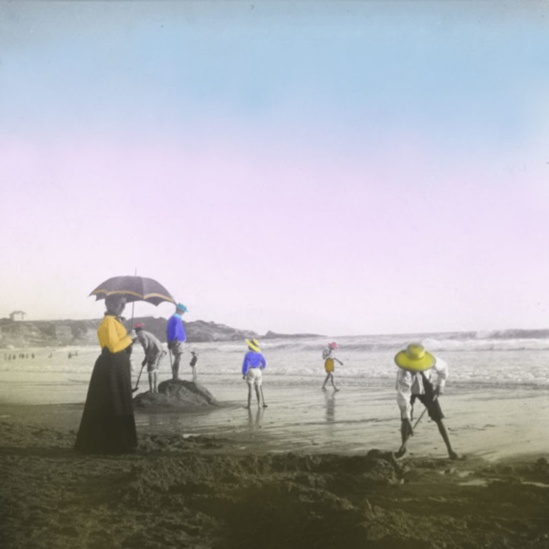 photo de 1890 bords de mer