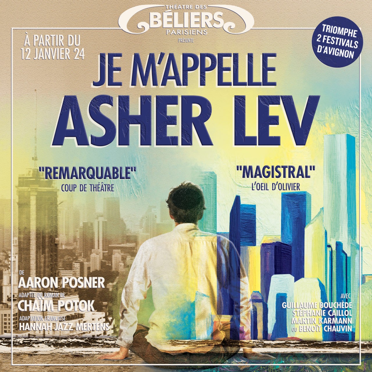 Je m'appelle Asher Lev- Théâtre des Béliers