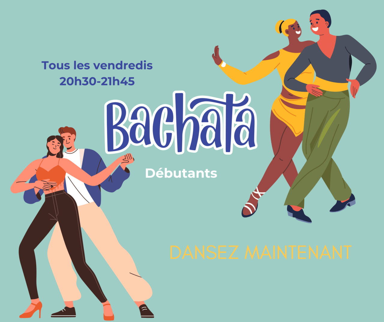 Cours de danses latines chez Dansez Maintenant