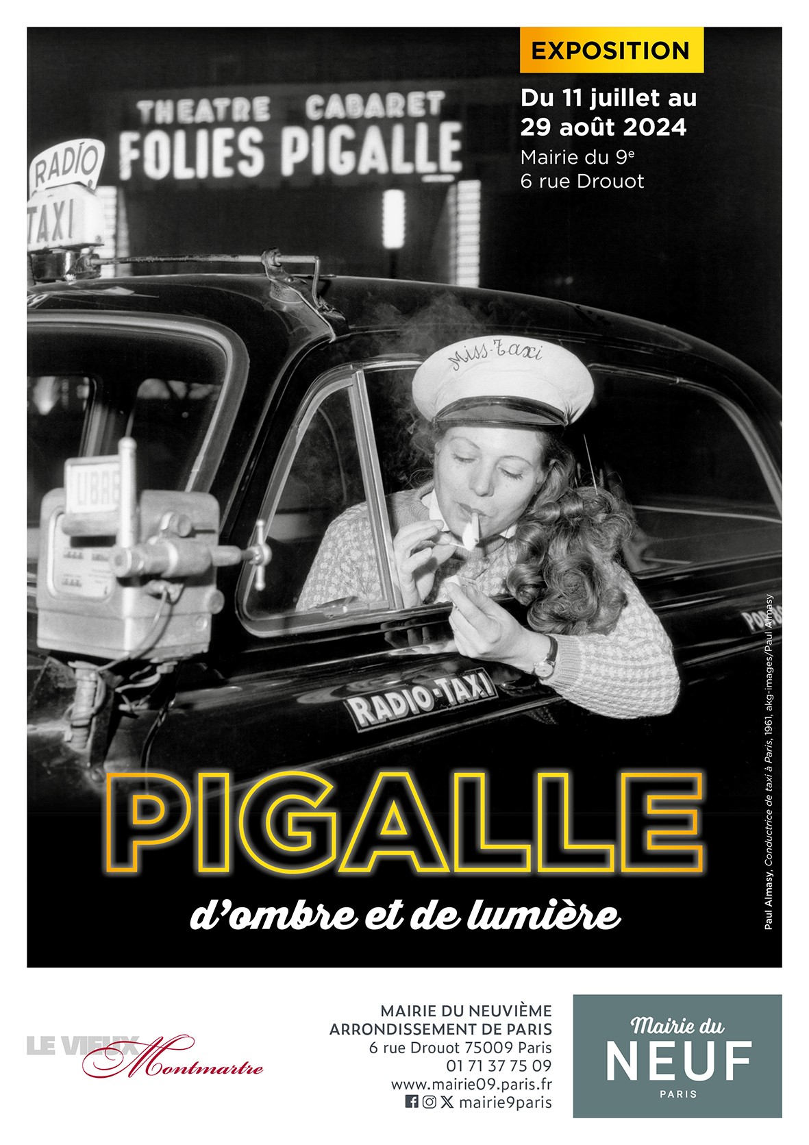 affiche pigalle expo d'ombre et de lumiere