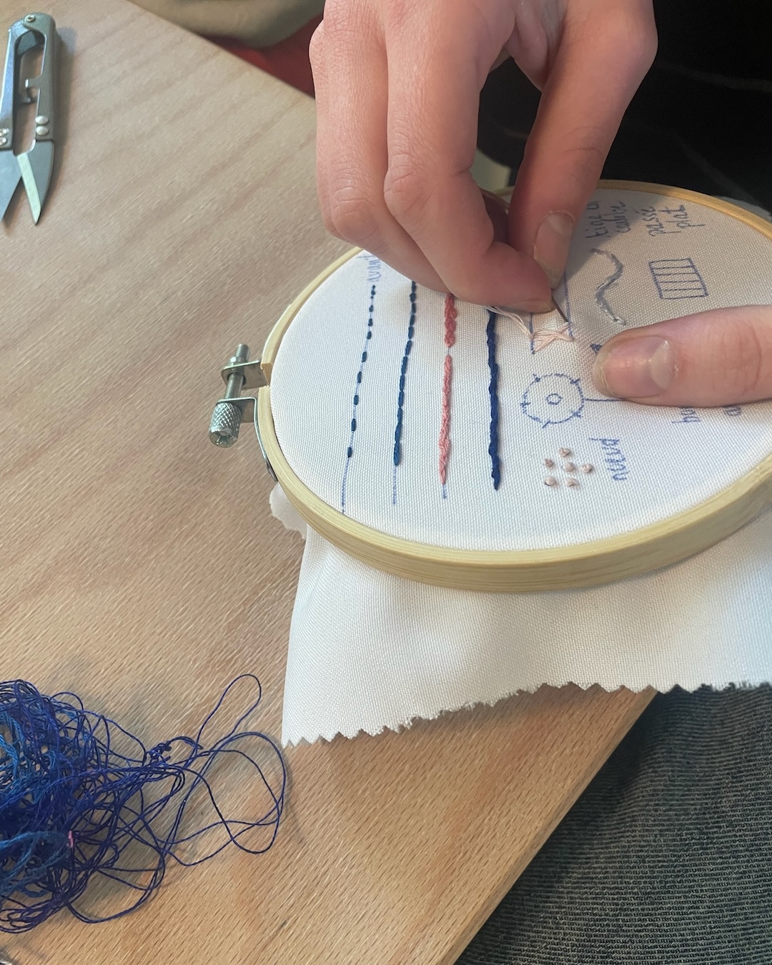 atelier broderie un tour à montmartre